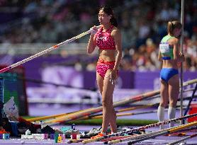 (PARIS2024) FRANCE-PARIS-OLY-ATHLETICS-POLE VAULT-WOMEN