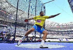 (PARIS2024) FRANCE-PARIS-OLY-ATHLETICS-DISCUS THROW-MEN