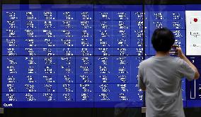 Tokyo stocks plunge