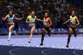 (PARIS2024) FRANCE-PARIS-OLY-ATHLETICS-200M-WOMEN