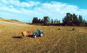 KAZAKHSTAN-AKMOLA-GRASS MOWING SEASON