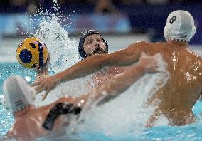 (PARIS2024) FRANCE-SAINT-DENIS-OLY-WATER POLO