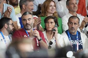 Paris 2024 - Amelie Oudea-Castera In The Stands