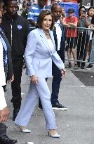 Nancy Pelosi At GMA - NYC