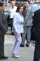 Nancy Pelosi At GMA - NYC