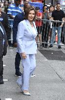 Nancy Pelosi At GMA - NYC