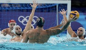 (PARIS2024) FRANCE-SAINT-DENIS-OLY-WATER POLO