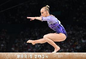 Paris 2024 - Gymnastics Balance Beam Illustrations