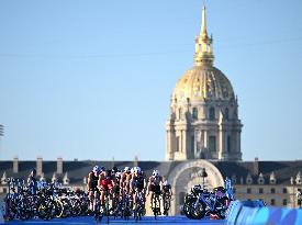 Paris 2024 - Mixed Relay Triathlon Illustrations