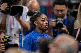 Paris 2024 - Simone Biles At Women's Beam Final