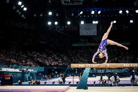 Paris 2024 - Alice D'Amato Wins Gold On Beam