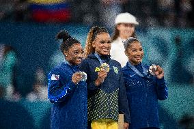 Paris 2024 - Gymnastics Floor - Podium Ceremony