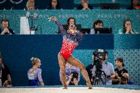 Paris 2024 - Gymnastics Floor - Simone Biles Wins Silver