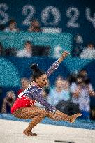 Paris 2024 - Gymnastics Floor - Simone Biles Wins Silver