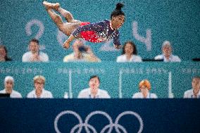 Paris 2024 - Gymnastics Floor - Simone Biles Wins Silver