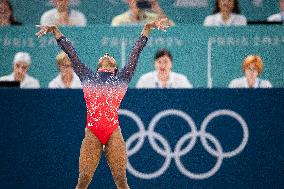 Paris 2024 - Gymnastics Floor - Simone Biles Wins Silver