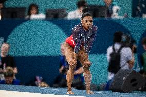 Paris 2024 - Gymnastics Floor - Simone Biles Wins Silver