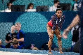 Paris 2024 - Gymnastics Floor - Simone Biles Wins Silver