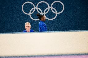 Paris 2024 - Gymnastics Floor - Simone Biles Wins Silver