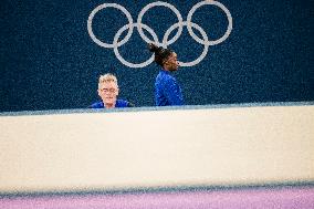 Paris 2024 - Gymnastics Floor - Simone Biles Wins Silver