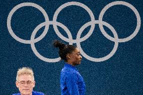 Paris 2024 - Gymnastics Floor - Simone Biles Wins Silver