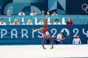 Paris 2024 - Gymnastics Floor - Simone Biles Wins Silver