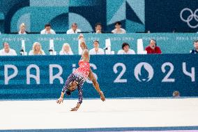 Paris 2024 - Gymnastics Floor - Simone Biles Wins Silver