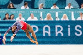 Paris 2024 - Gymnastics Floor - Simone Biles Wins Silver