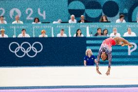 Paris 2024 - Gymnastics Floor - Simone Biles Wins Silver