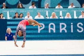 Paris 2024 - Gymnastics Floor - Simone Biles Wins Silver