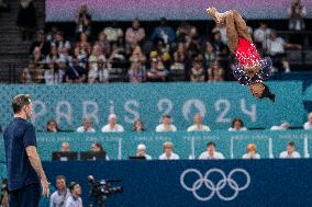 Paris 2024 - Gymnastics Floor - Simone Biles Wins Silver