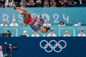 Paris 2024 - Gymnastics Floor - Simone Biles Wins Silver