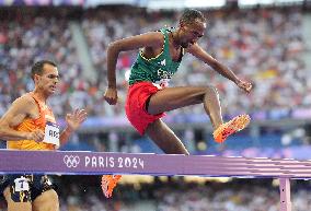 (PARIS2024) FRANCE-PARIS-OLY-ATHLETICS-3000M STEEPLECHASE-MEN