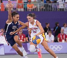 (PARIS2024) FRANCE-PARIS-OLY-3x3 BASKETBALL