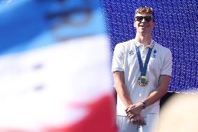 Paris 2024 - Olympic French Swimming Team at Club France