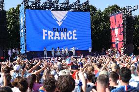 Paris 2024 - Olympic French Swimming Team at Club France