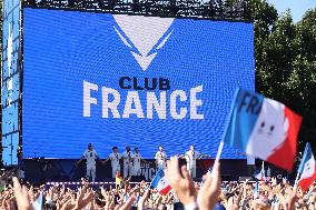 Paris 2024 - Olympic French Swimming Team at Club France