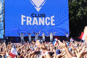 Paris 2024 - Olympic French Swimming Team at Club France