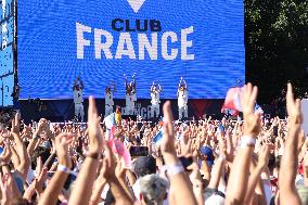 Paris 2024 - Olympic French Swimming Team at Club France