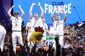 Paris 2024 - Olympic French Swimming Team at Club France