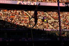 (PARIS2024) FRANCE-PARIS-OLY-ATHLETICS-POLE VAULT-MEN