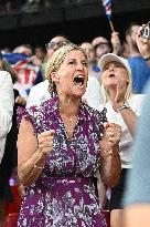 Paris 2024 - Track Cycling - Duchess Of Edimburg Sophie Reacts To Great Britain Victory