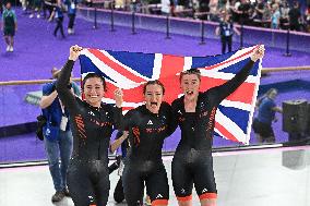 Paris 2024 - Track Cycling - Team Great Britain Wins Gold