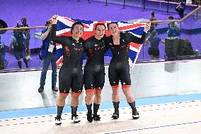 Paris 2024 - Track Cycling - Team Great Britain Wins Gold