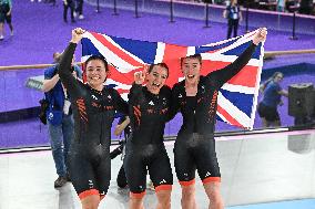 Paris 2024 - Track Cycling - Team Great Britain Wins Gold