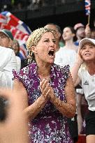 Paris 2024 - Track Cycling - Duchess Of Edimburg Sophie Reacts To Great Britain Victory