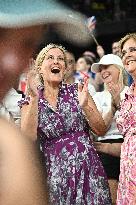 Paris 2024 - Track Cycling - Duchess Of Edimburg Sophie Reacts To Great Britain Victory