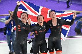 Paris 2024 - Track Cycling - Team Great Britain Wins Gold