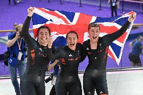 Paris 2024 - Track Cycling - Team Great Britain Wins Gold