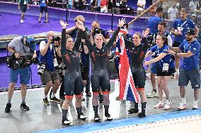 Paris 2024 - Track Cycling - Team Great Britain Wins Gold